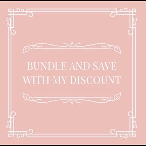 Bundle Discount 20% off 3 or more items.